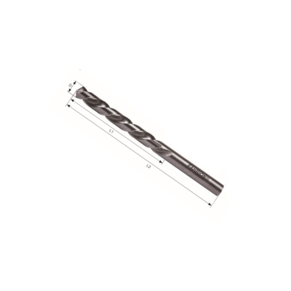 FAHRION/飞日诺 含钴高速钢麻花钻头 1mm 12mm 34mm 1 76 6153398 1个